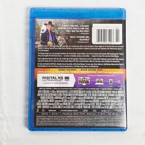 Texas Rising (Blu-ray + Digital HD, 2015 History Channel) - Picture 3 of 3